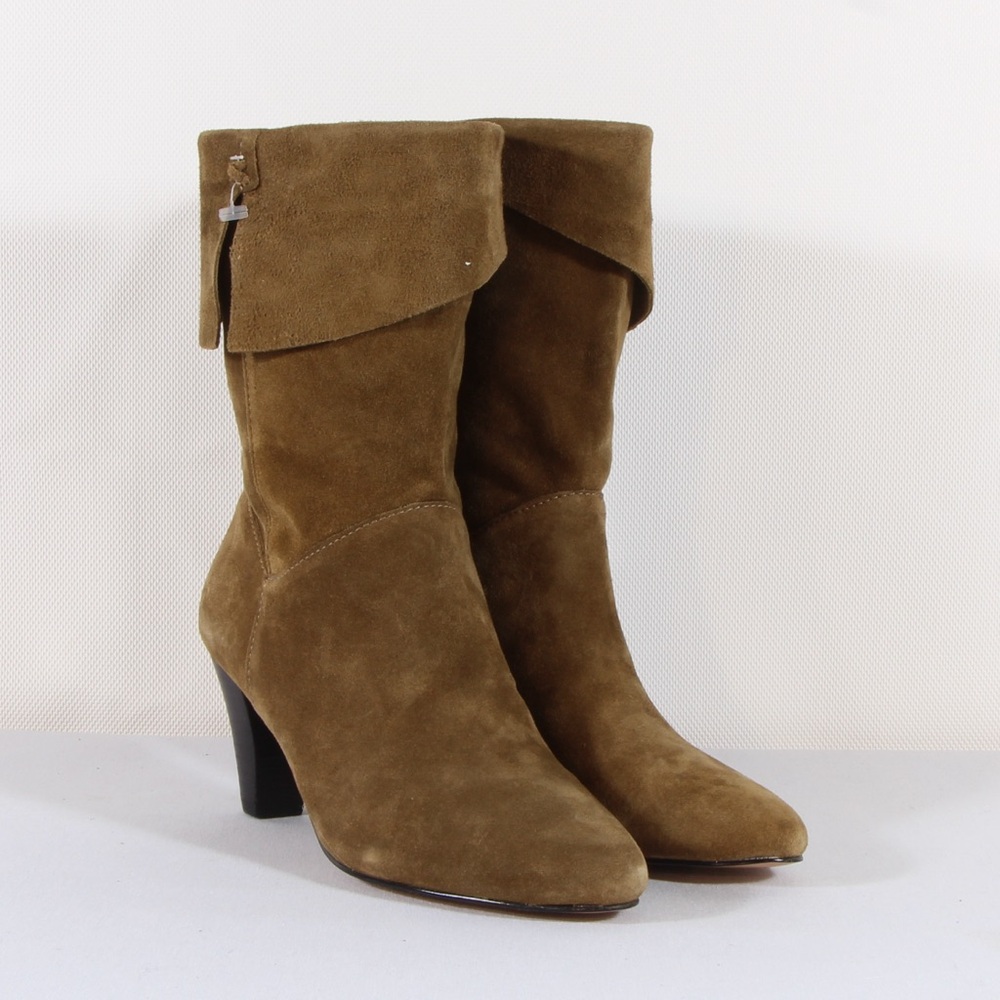 Steve Madden Taupe Suede Charlotte Boot